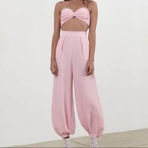 Ronny Kobo Kristin pink pants Medium NEW